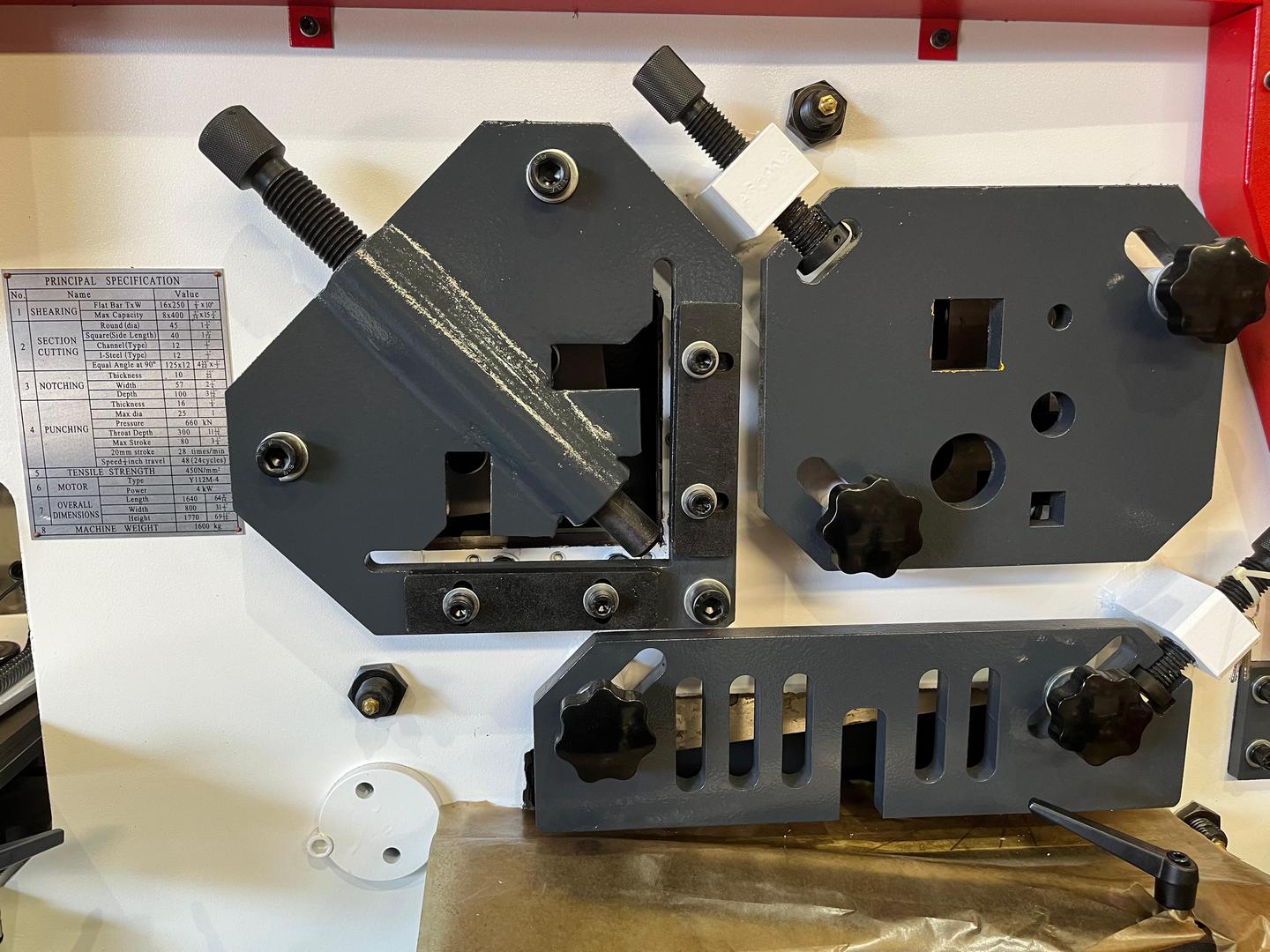 Cizallas Hidráulicas Punzonadoras - Mirella H16