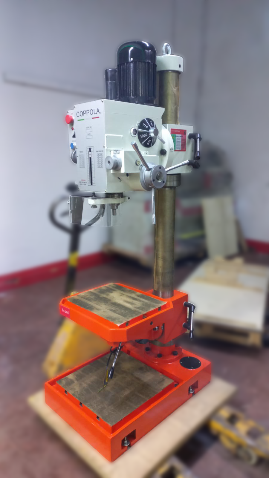 Taladro de Columna con Cabezal Engranado - Trani